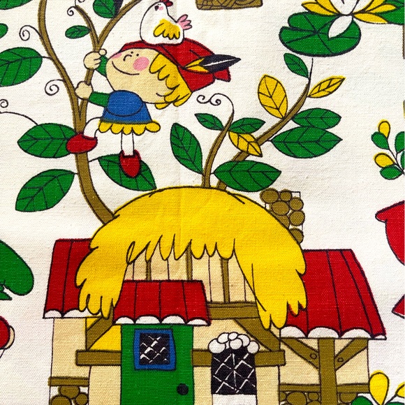 Storybook Printed Cotton Fabric #1 - Picture 4 of 8